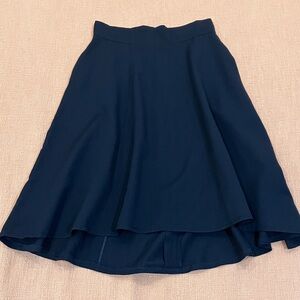 Wool W28.5 Navy Women's Skater Skirt